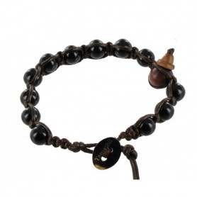 Tamashii Bracciale In Corniola Ref. BHS900-19 – Gioiello Uomo/Donna, Colori Rosso E Giallo