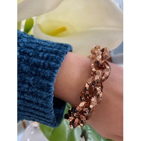 UnoAerre bracciale Sfaccettato rosa | 1573