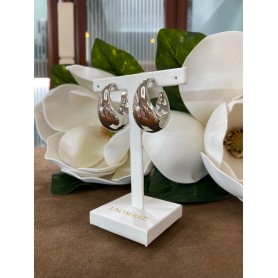 UnoAerre orecchini a cerchio bombati | 5581