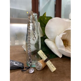 PortoNovo bracciale Unisex in Zamak laminato Argento e Labradorite | BRA 04121