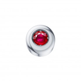 DonnaOro Elements Light Point in 18 kt White Gold and Ruby | DCHR4130
