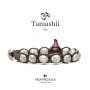 Tamashii stone bracelet Gray striped jasper | BHS900 / 226