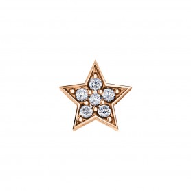 DonnaOro Elements Symbols - Star in 18 kt rose gold and Diamonds | DCHF6550.003