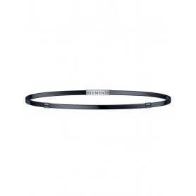 DonnaOro Elements black bangle bracelet | DFBF4110