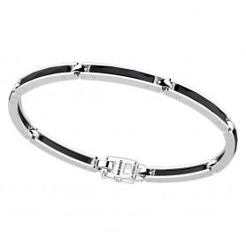 Zancan men's bracelet Ceramik 925 collection | KXB053-N
