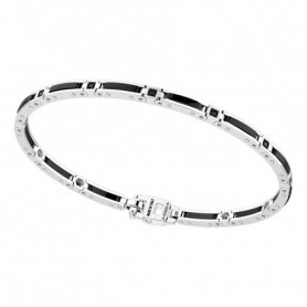 Zancan bracciale da uomo collezione Ceramik 925 | KXB045-N
