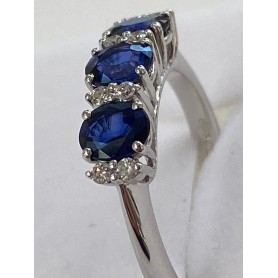 Fabio Neri women's ring with Sapphires Trilogy collection | AY742C