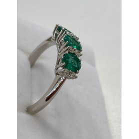 Fabio Neri women's ring with Emeralds Trilogy collection | AY742B
